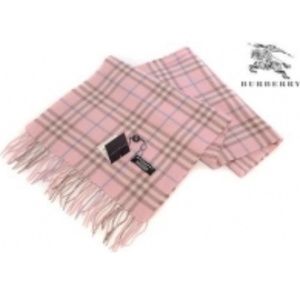 Pink Burberry Scarf